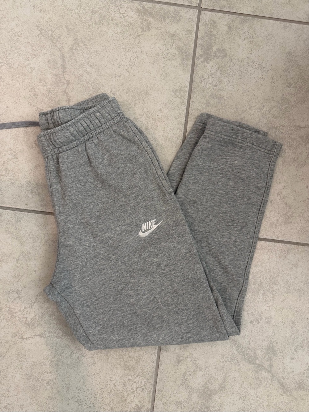 Nike Men’s Gray Fleece Joggers